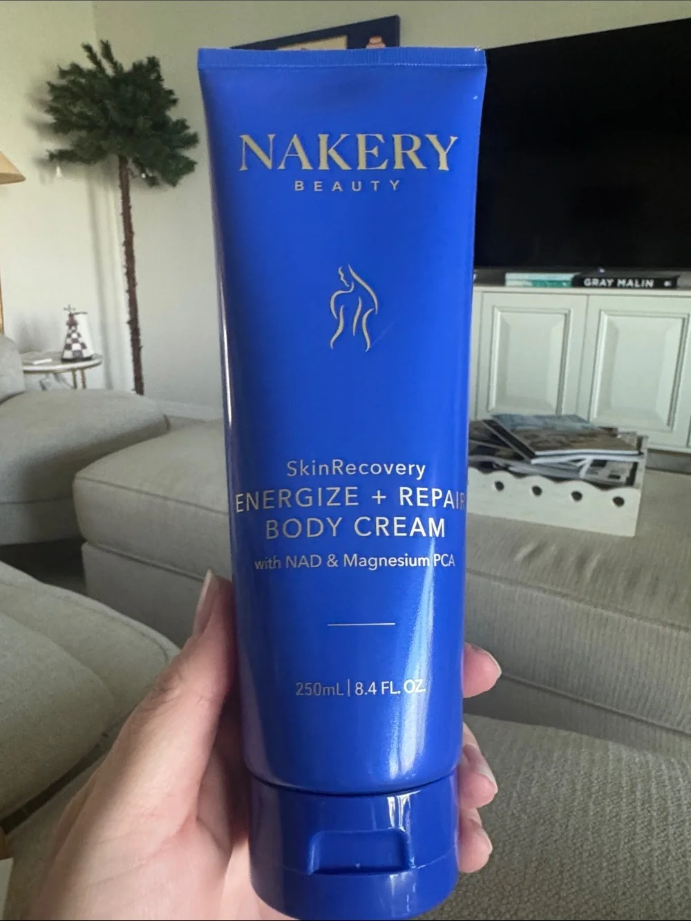 Nakery Beauty SkinRecovery Energize + Repair Body Cream - NEW 8.4 Fl oz